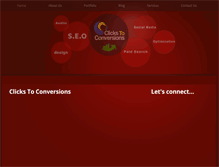 Tablet Screenshot of clickstoconversions.com